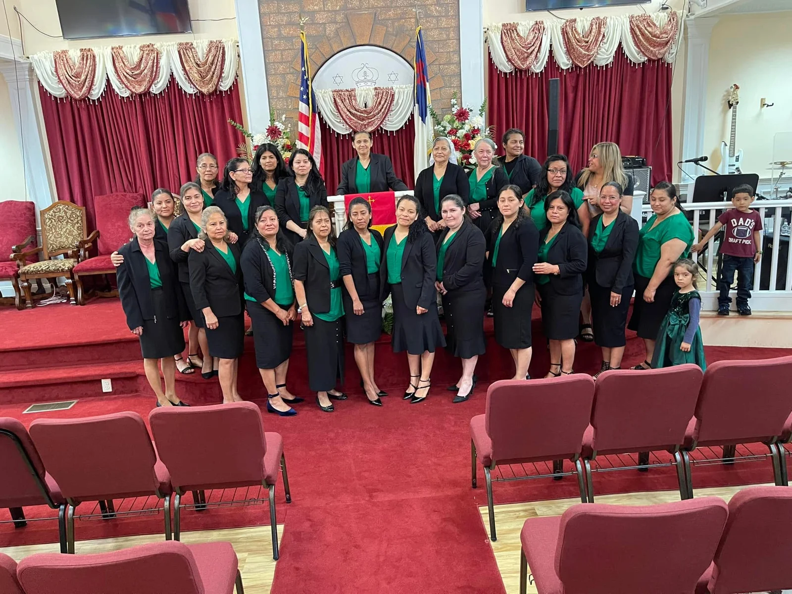 La congregación reunida