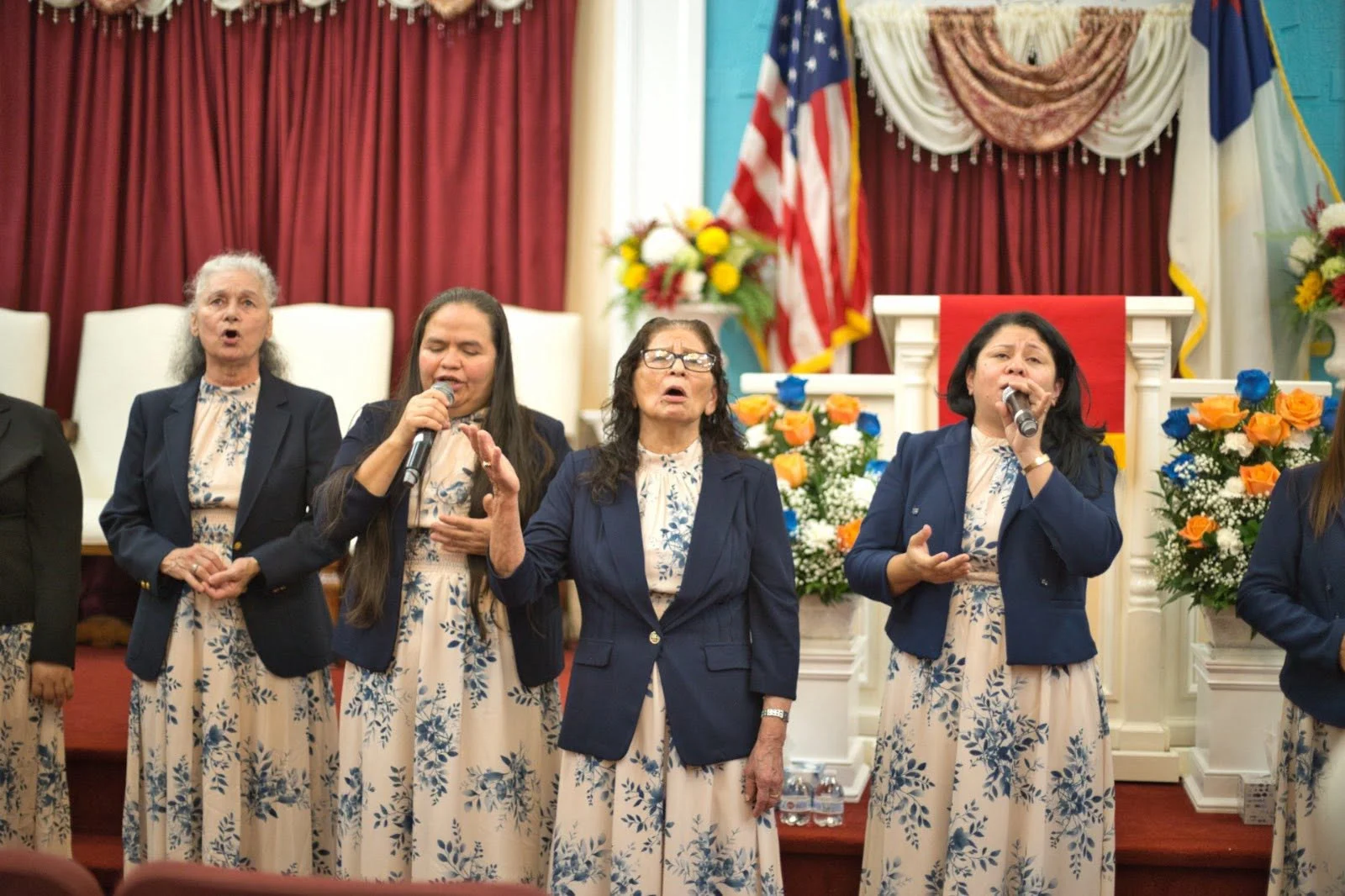 Participación de hermanas de la iglesia